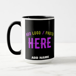 MODERNE, STYLISCH ZOLLBARE, SCHWARZE VERIFIZIERTE  TASSE