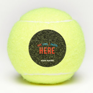 MODERNE, STYLISCH ZOLLBARE, SCHWARZE VERIFIZIERTE TENNISBÄLLE
