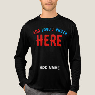 MODERNE, STYLISCH ZOLLBARE, SCHWARZE VERIFIZIERTE Tri-Blend SHIRT