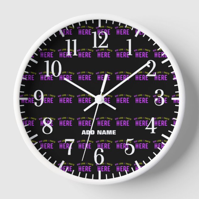 MODERNE, STYLISCH ZOLLBARE, SCHWARZE VERIFIZIERTE  UHR (Vorderseite)
