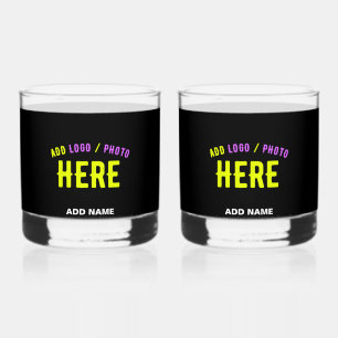 MODERNE, STYLISCH ZOLLBARE, SCHWARZE VERIFIZIERTE  WHISKYGLAS