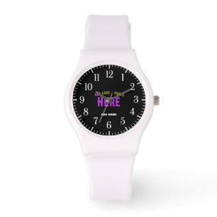 MODERNE, STYLISCH ZOLLBARE WEISSE, ÜBERPRÜFT MARKI ARMBANDUHR