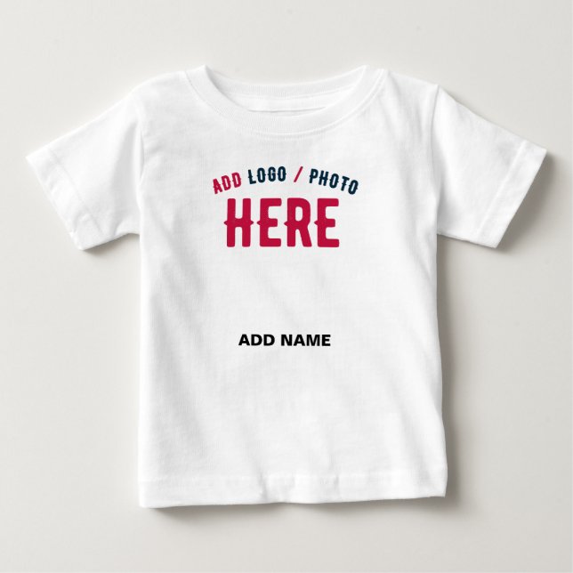 MODERNE, STYLISCH ZOLLBARE WEISSE, ÜBERPRÜFT MARKI BABY T-SHIRT (Vorderseite)