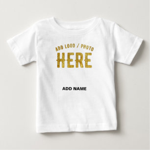 MODERNE, STYLISCH ZOLLBARE WEISSE, ÜBERPRÜFT MARKI BABY T-SHIRT