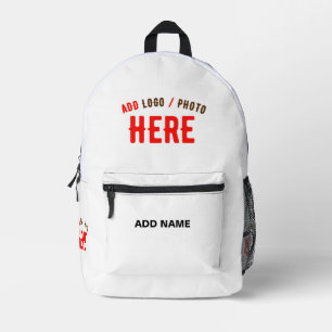 MODERNE, STYLISCH ZOLLBARE WEISSE, ÜBERPRÜFT MARKI BEDRUCKTER RUCKSACK