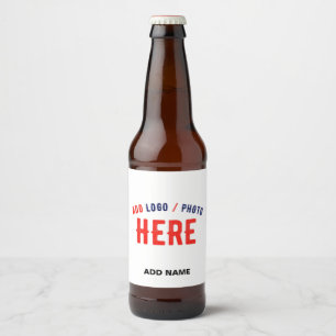 MODERNE, STYLISCH ZOLLBARE WEISSE, ÜBERPRÜFT MARKI BIERFLASCHENETIKETT