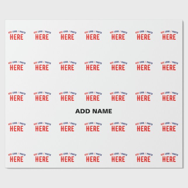 MODERNE, STYLISCH ZOLLBARE WEISSE, ÜBERPRÜFT MARKI GESCHENKPAPIER (Flach)