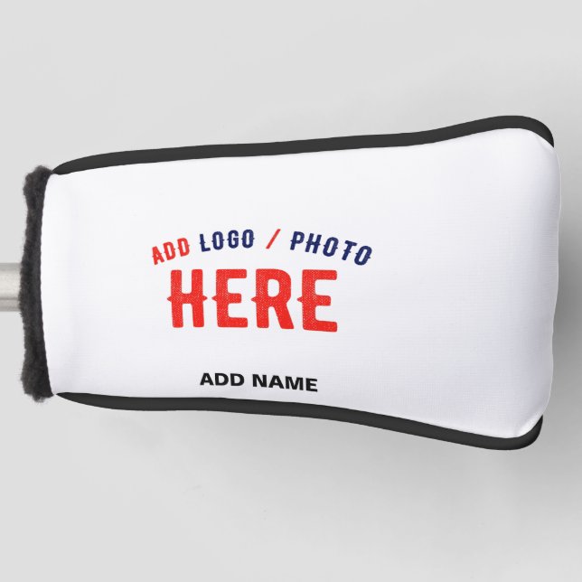 MODERNE, STYLISCH ZOLLBARE WEISSE, ÜBERPRÜFT MARKI GOLF HEADCOVER (Vorderseite)