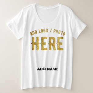 MODERNE, STYLISCH ZOLLBARE WEISSE, ÜBERPRÜFT MARKI GROßE GRÖßE T-Shirt