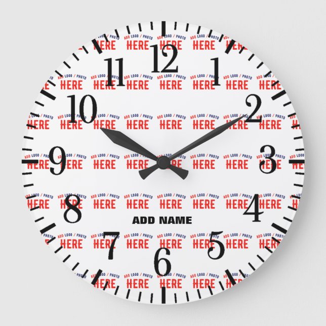 MODERNE, STYLISCH ZOLLBARE WEISSE, ÜBERPRÜFT MARKI GROßE WANDUHR (Vorderseite)