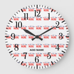 MODERNE, STYLISCH ZOLLBARE WEISSE, ÜBERPRÜFT MARKI GROßE WANDUHR