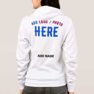 MODERNE, STYLISCH ZOLLBARE WEISSE, ÜBERPRÜFT MARKI HOODIE