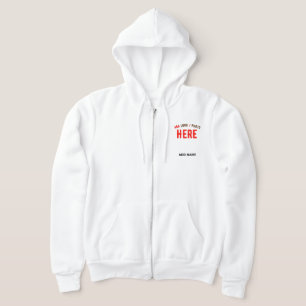 MODERNE, STYLISCH ZOLLBARE WEISSE, ÜBERPRÜFT MARKI HOODIE