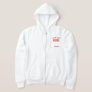 MODERNE, STYLISCH ZOLLBARE WEISSE, ÜBERPRÜFT MARKI HOODIE