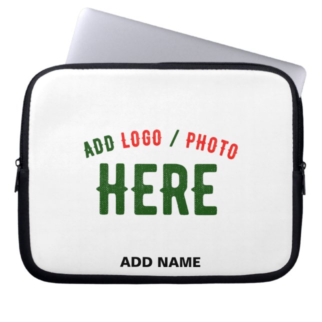 MODERNE, STYLISCH ZOLLBARE WEISSE, ÜBERPRÜFT MARKI LAPTOPSCHUTZHÜLLE (Vorderseite)