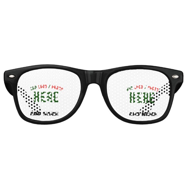 MODERNE, STYLISCH ZOLLBARE WEISSE, ÜBERPRÜFT MARKI PARTYBRILLE (Vorderseite)