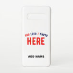 MODERNE, STYLISCH ZOLLBARE WEISSE, ÜBERPRÜFT MARKI SAMSUNG GALAXY S10 HÜLLE<br><div class="desc">DIES IST EIN DESIGN-FITTING FÜR JEDEN. SIE KÖNNEN LOGO,  FOTO,  TEXT UND FARBEN ÄNDERN,  RESIZIEREN ODER HINZUFÜGEN,  WIE SIE MÖCHTEN. DANKE IHNEN.</div>
