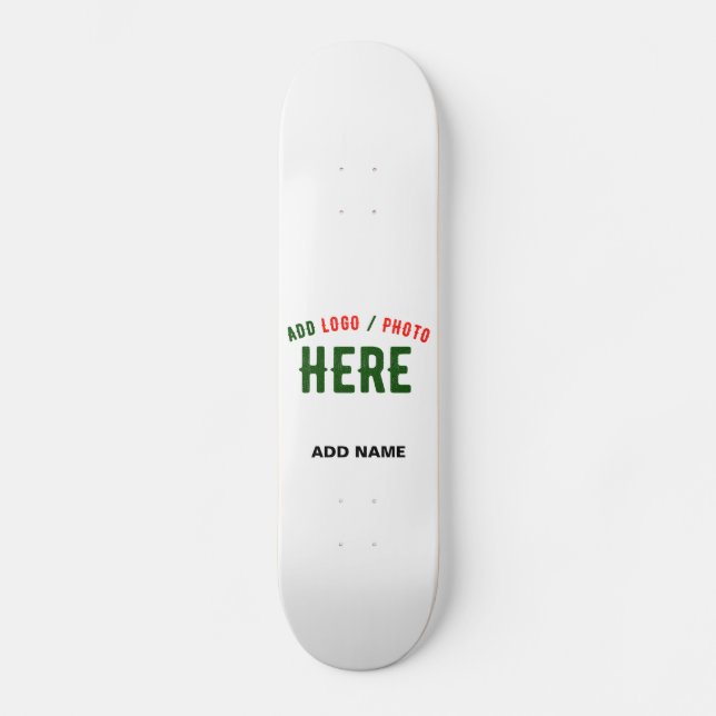 MODERNE, STYLISCH ZOLLBARE WEISSE, ÜBERPRÜFT MARKI SKATEBOARD (Vorderseite)