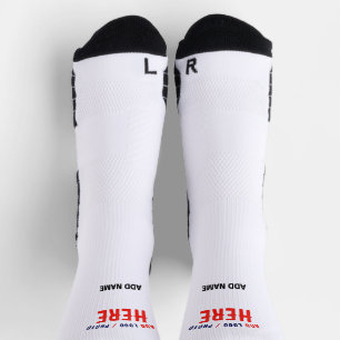 MODERNE, STYLISCH ZOLLBARE WEISSE, ÜBERPRÜFT MARKI SOCKEN