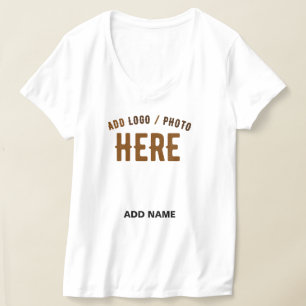 MODERNE, STYLISCH ZOLLBARE WEISSE, ÜBERPRÜFT MARKI T-Shirt