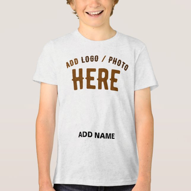 MODERNE, STYLISCH ZOLLBARE WEISSE, ÜBERPRÜFT MARKI Tri-Blend SHIRT (Vorderseite)