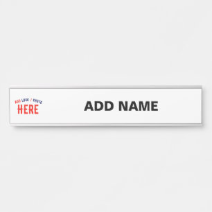 MODERNE, STYLISCH ZOLLBARE WEISSE, ÜBERPRÜFT MARKI TÜRSCHILD