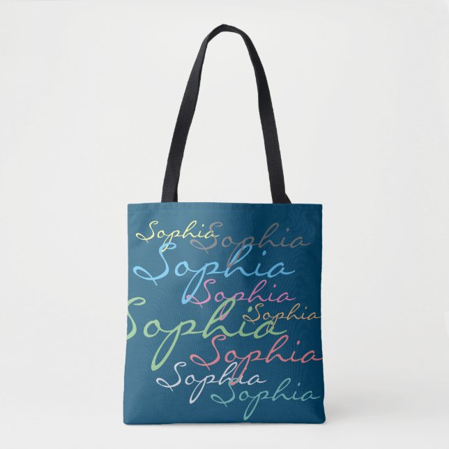 Moderne, stylische, maximalistische Individuelle N Tasche (Vorderseite)
