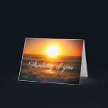 Moderne Sunset Fotografie Denken Sie an Ihr Beilei Karte<br><div class="desc">Schöne Beileid-Karte mit einem Sonnenuntergang Foto und die Meldung "Denken Sie an Sie" auf der Vorderseite. Fügen Sie Ihre eigene spezielle Nachricht auf der Innenseite hinzu oder verließ leer. Sie können auch einfach die Fotografie auf der Vorderseite anpassen.</div>