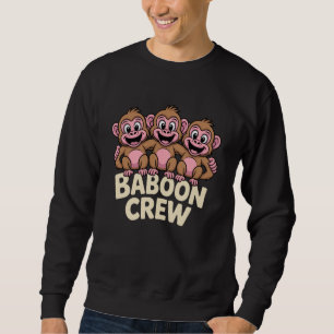 Moderne super wunderliche bellende fröhliche leben sweatshirt