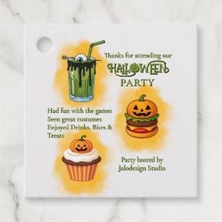 Moderne süße Firmen-Halloween-Party Geschenkanhänger