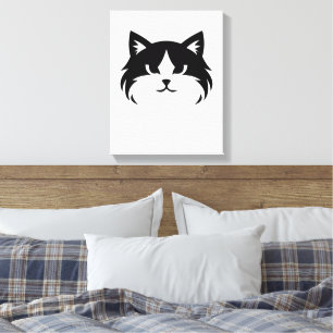 Moderne süße Katzen-Wandkunst-Dekoration Leinwanddruck
