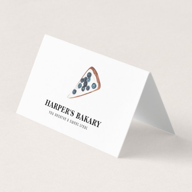 Moderne Süßigkeiten Bäckerei Beruflich Business Visitenkarten (Vorderseite)