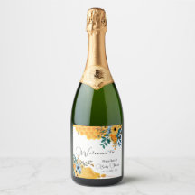 Moderne Sweet Honey Bee Floral Baby Dusche Willkom