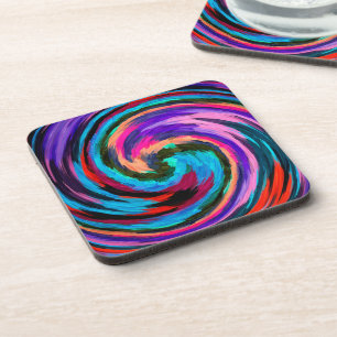 Moderne Swirl Abstrakt Art #20 Untersetzer