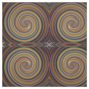 Moderne Swirl Abstrakt Art #23 Stoff