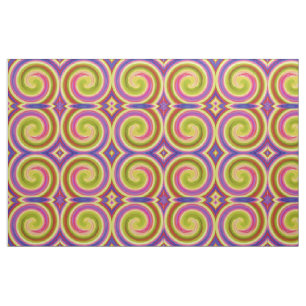 Moderne Swirl Abstrakt Art #41 Stoff