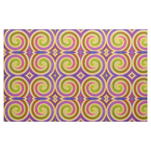 Moderne Swirl Abstrakt Art #41 Stoff (Fat Quarter (45,7 x 55,9 cm))