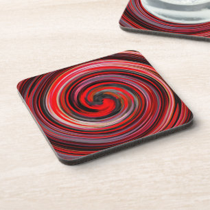 Moderne Swirl Abstrakt Art #8 Getränkeuntersetzer