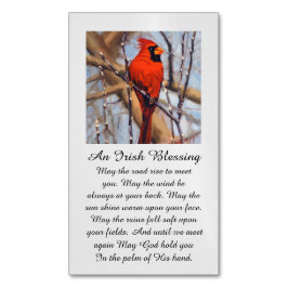 Moderne Sympathiekarte mit Kardinal Bird Magnetische Visitenkarte