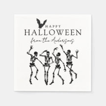Moderne tanzende Skelette Frohes Halloween