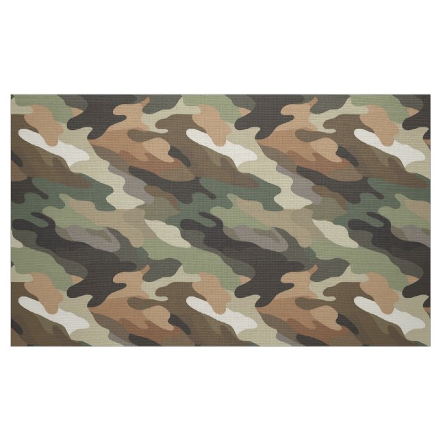 Moderne Tarnmuster Stoffdesign im stylishen Stil Stoff (Fat Quarter (45,7 x 55,9 cm))