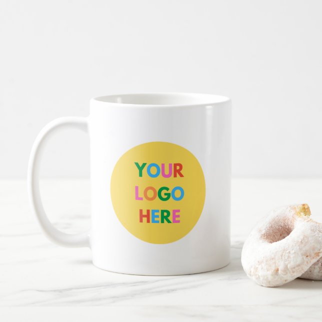 Moderne Tasse für kundenspezifische Werbekostensym (Mit Donut)