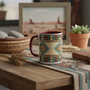 Moderne Tasse im Südweststil