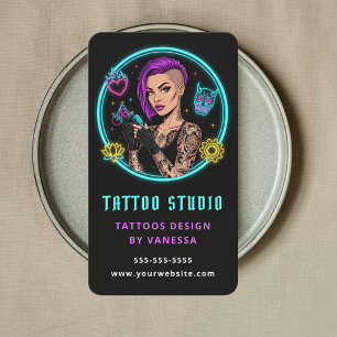 Moderne Tattoo-Künstler Kreative Tattoo-Shop-Brand Visitenkarte