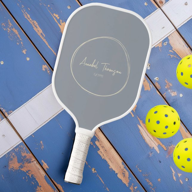 Moderne Taube Gray aus dem Mittelalter | Name des  Pickleball Schläger (Von Creator hochgeladen)