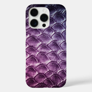 Moderne Taupe Croc Leather Textur iPhone 16 Pro Hülle