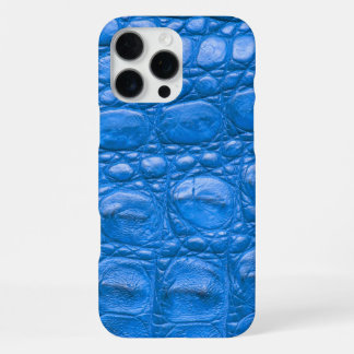 Moderne Taupe Croc Leather Textur iPhone 16 Pro Max Hülle