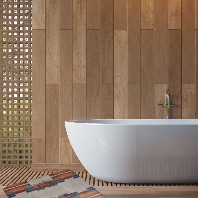 Moderne Taupe Denim und Rost Badematte (Von Creator hochgeladen)