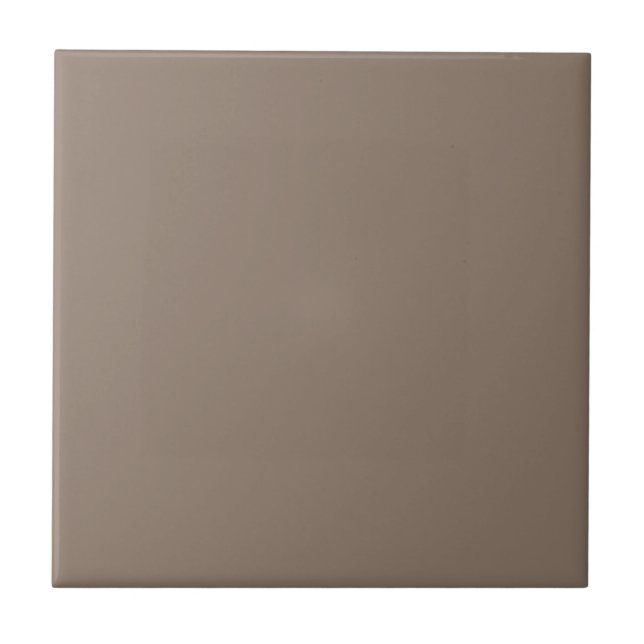 Moderne Taupe-Einfarbig-Farbe Fliese (Vorderseite)