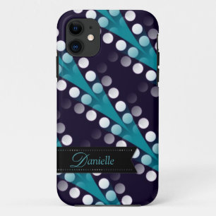 Moderne Teal-Tribalmuster iPhone 5 Case-mate 11 Hülle